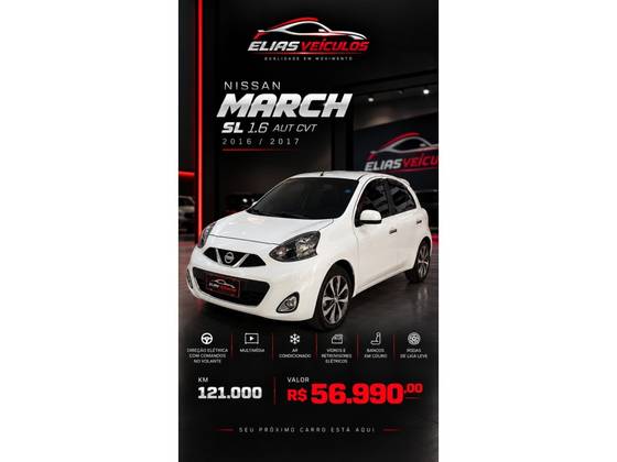 NISSAN MARCH 1.6 SL 16V FLEXSTART 4P XTRONIC