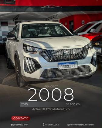 PEUGEOT 2008 1.0 TURBO 200 FLEX ACTIVE CVT