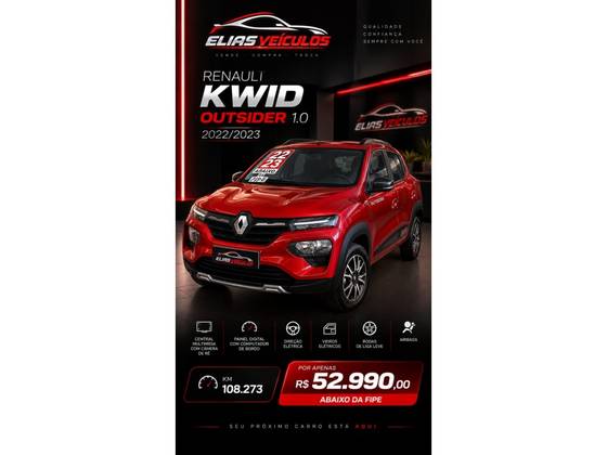 RENAULT KWID 1.0 12V SCE FLEX OUTSIDER MANUAL