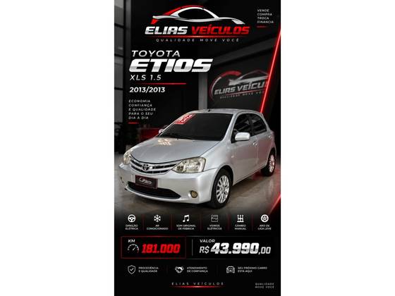 TOYOTA ETIOS 1.5 XLS 16V FLEX 4P MANUAL