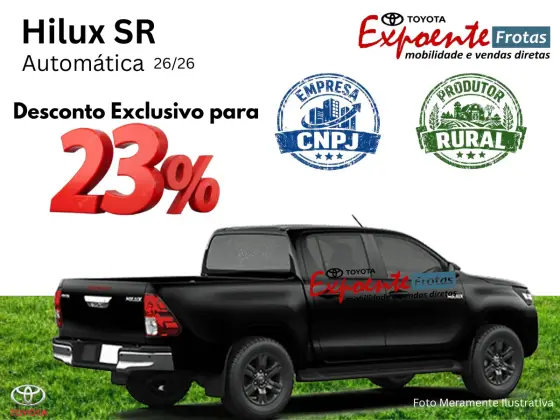 TOYOTA HILUX 2.8 D-4D TURBO DIESEL CD SR 4X4 AUTOMÁTICO