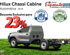 TOYOTA HILUX 2.8 D-4D TURBO DIESEL CHASSI 4X4 AUTOMÁTICO TOYOTA HILUX 2.8 D-4D TURBO DIESEL CHASSI 4X4 AUTOMÁTICO