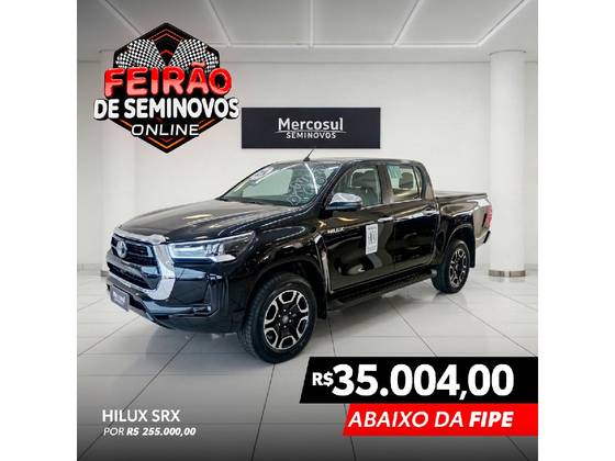 TOYOTA HILUX 2.8 D-4D TURBO DIESEL CD SRX 4X4 AUTOMÁTICO