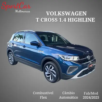 VOLKSWAGEN T-CROSS 1.4 250 TSI TOTAL FLEX HIGHLINE AUTOMÁTICO