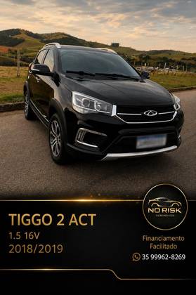 CAOA CHERY TIGGO 2 1.5 MPFI 16V FLEX ACT 4P AUTOMÁTICO