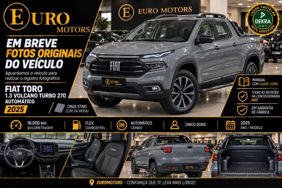 FIAT TORO 1.3 TURBO 270 FLEX VOLCANO AT6
