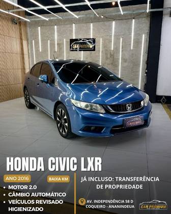 HONDA CIVIC 2.0 LXR 16V FLEX 4P AUTOMÁTICO