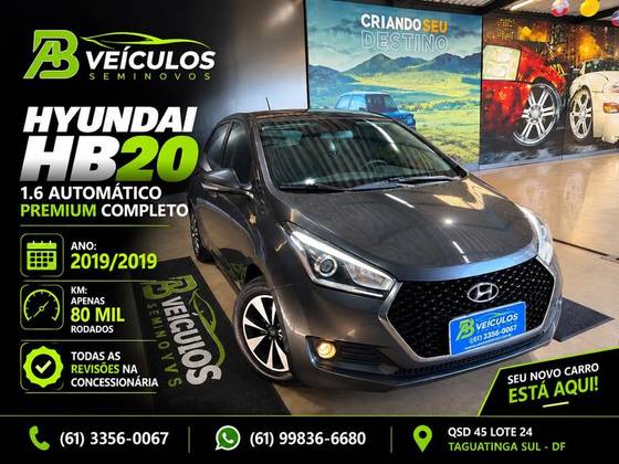 HYUNDAI HB20 1.6 PREMIUM 16V FLEX 4P AUTOMÁTICO