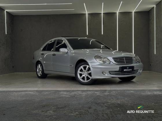 MERCEDES-BENZ C 180 K 1.8 CLASSIC KOMPRESSOR 16V 143 CV GASOLINA 4P AUTOMÁTICO
