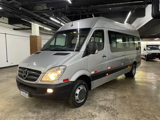 MERCEDES-BENZ-SPRINTER-2.2 515 CDI VAN 18 LUGARES TETO ALTO 16V BI-TURBO DIESEL MANUAL MERCEDES-BENZ-SPRINTER-2015