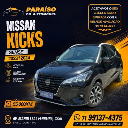 NISSAN KICKS 1.6 16V FLEXSTART SENSE XTRONIC