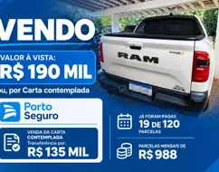 RAM RAMPAGE 2.0 HURRICANE 4 TURBO GASOLINA R/T 4X4 AUTOMÁTICO RAM RAMPAGE 2.0 HURRICANE 4 TURBO GASOLINA R/T 4X4 AUTOMÁTICO