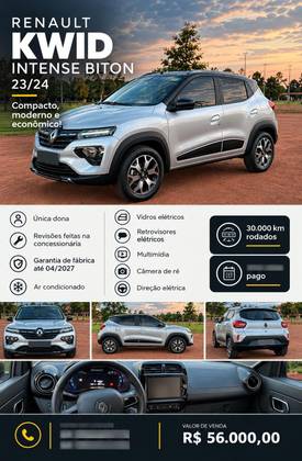 RENAULT KWID 1.0 12V SCE FLEX INTENSE MANUAL