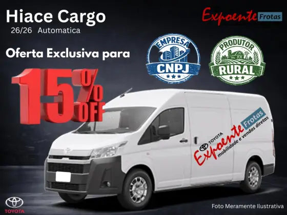 TOYOTA HIACE 2.8 D-4D TURBO DIESEL FURGÃO DX AUTOMÁTICO