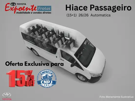 TOYOTA-HIACE-2.8 D-4D TURBO DIESEL MINIBUS 15+1 DX AUTOMÁTICO TOYOTA-HIACE-2026