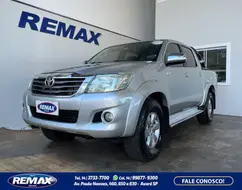TOYOTA HILUX 2.7 SRV 4X4 CD 16V FLEX 4P AUTOMÁTICO TOYOTA HILUX 2.7 SRV 4X4 CD 16V FLEX 4P AUTOMÁTICO