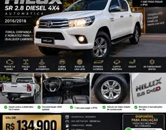 TOYOTA HILUX 2.8 SR 4X4 CD 16V DIESEL 4P AUTOMÁTICO TOYOTA HILUX 2.8 SR 4X4 CD 16V DIESEL 4P AUTOMÁTICO