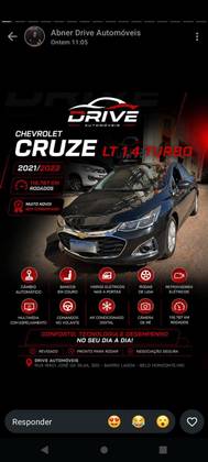 CHEVROLET CRUZE 1.4 TURBO LT 16V FLEX 4P AUTOMÁTICO