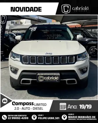 JEEP COMPASS 2.0 16V DIESEL LIMITED 4X4 AUTOMÁTICO