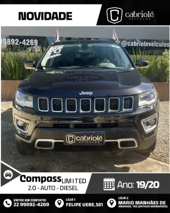 JEEP COMPASS 2.0 16V DIESEL LIMITED 4X4 AUTOMÁTICO