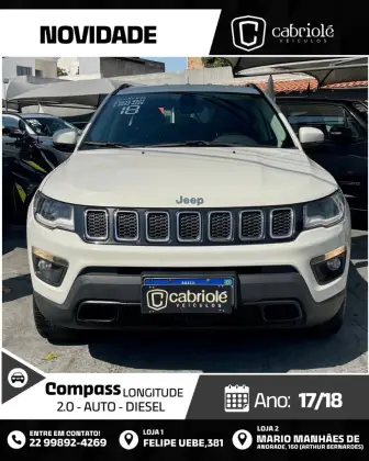 JEEP COMPASS 2.0 16V DIESEL LONGITUDE 4X4 AUTOMÁTICO