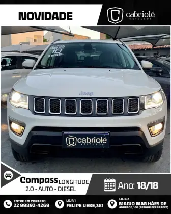 JEEP COMPASS 2.0 16V DIESEL LONGITUDE 4X4 AUTOMÁTICO