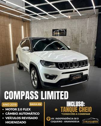 JEEP COMPASS 2.0 16V FLEX LONGITUDE AUTOMÁTICO