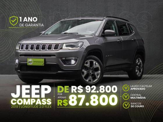 JEEP COMPASS 2.0 16V FLEX LONGITUDE AUTOMÁTICO