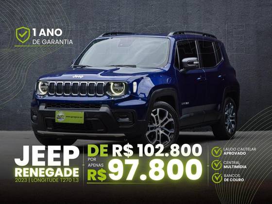 JEEP RENEGADE 1.3 T270 TURBO FLEX LONGITUDE AT6