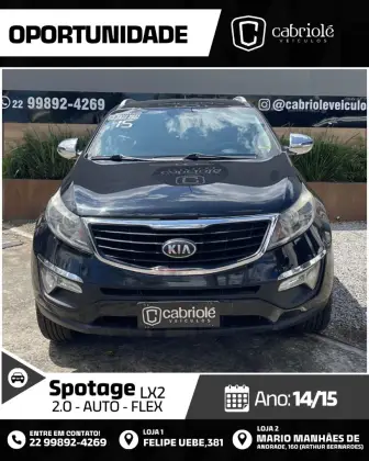 KIA SPORTAGE 2.0 LX 4X2 16V FLEX 4P AUTOMÁTICO