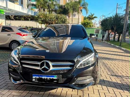 MERCEDES-BENZ-C 180-1.6 CGI AVANTGARDE 16V TURBO GASOLINA 4P AUTOMÁTICO MERCEDES-BENZ-C 180-2015