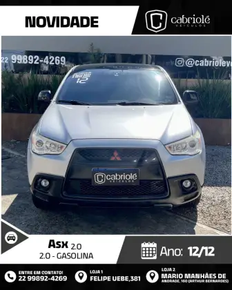 MITSUBISHI ASX 2.0 4X2 16V GASOLINA 4P MANUAL