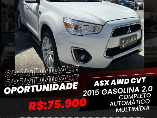 MITSUBISHI-ASX-2.0 4X4 AWD 16V GASOLINA 4P AUTOMÁTICO MITSUBISHI-ASX-2015