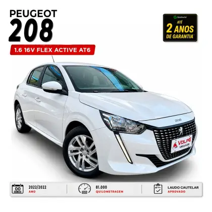 PEUGEOT 208 1.6 16V FLEX ACTIVE AT6