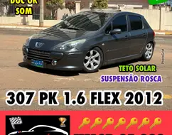PEUGEOT 307 1.6 PRESENCE PACK 16V FLEX 4P MANUAL PEUGEOT 307 1.6 PRESENCE PACK 16V FLEX 4P MANUAL