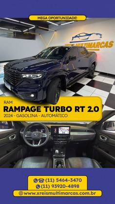 RAM RAMPAGE 2.0 HURRICANE 4 TURBO GASOLINA R/T 4X4 AUTOMÁTICO