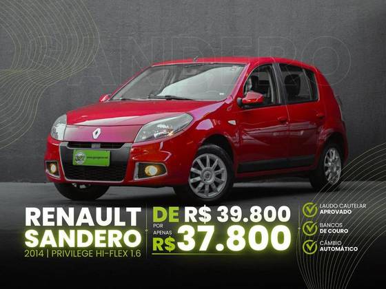 RENAULT SANDERO 1.6 PRIVILÉGE 16V FLEX 4P AUTOMÁTICO
