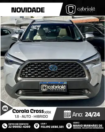 TOYOTA COROLLA CROSS 1.8 VVT-I HYBRID FLEX XRX CVT