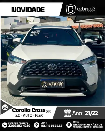 TOYOTA COROLLA CROSS 2.0 VVT-IE FLEX XR DIRECT SHIFT