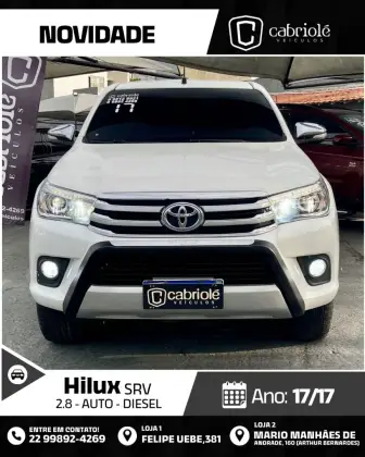 TOYOTA HILUX 2.8 SRX 4X4 CD 16V DIESEL 4P AUTOMÁTICO