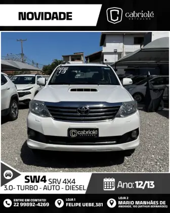 TOYOTA HILUX SW4 3.0 SRV 4X4 16V TURBO INTERCOOLER DIESEL 4P AUTOMÁTICO