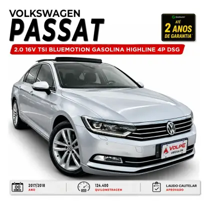 VOLKSWAGEN PASSAT 2.0 16V TSI BLUEMOTION GASOLINA HIGHLINE 4P DSG