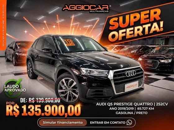 AUDI Q5 2.0 TFSI GASOLINA PRESTIGE S TRONIC