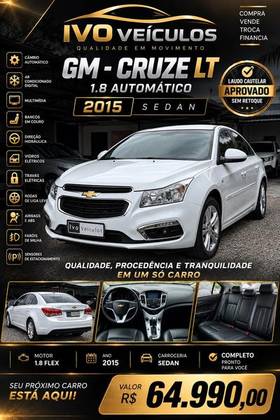 CHEVROLET CRUZE 1.8 LT 16V FLEX 4P AUTOMÁTICO