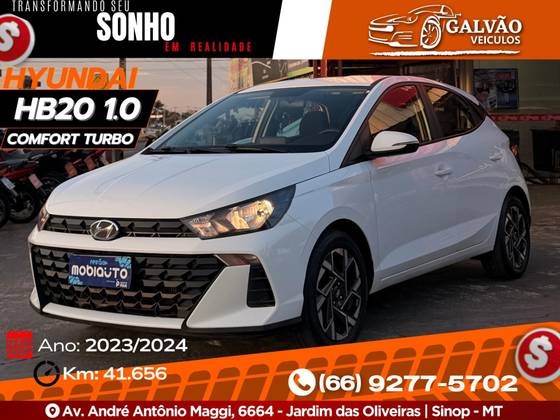 HYUNDAI HB20 1.0 TGDI FLEX COMFORT AUTOMÁTICO