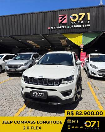 JEEP COMPASS 2.0 16V FLEX LONGITUDE AUTOMÁTICO