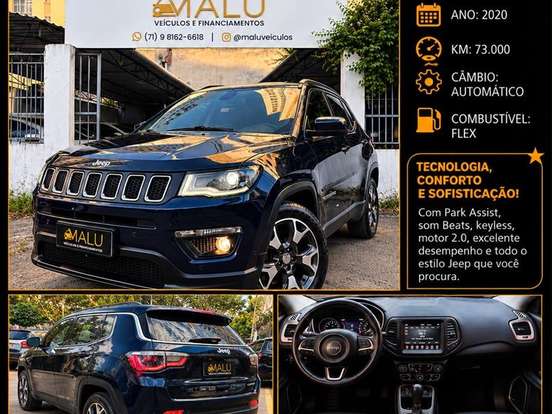 JEEP-COMPASS-2.0 16V FLEX LONGITUDE AUTOMÁTICO JEEP-COMPASS-2019