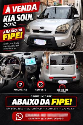 KIA SOUL 1.6 EX 16V FLEX 4P AUTOMÁTICO