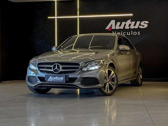 MERCEDES-BENZ-C 180-1.6 CGI AVANTGARDE 16V TURBO GASOLINA 4P AUTOMÁTICO MERCEDES-BENZ-C 180-2015