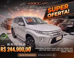 MITSUBISHI PAJERO SPORT 2.4 16V MIVEC TURBO DIESEL HPE AWD AUTOMÁTICO MITSUBISHI PAJERO SPORT 2.4 16V MIVEC TURBO DIESEL HPE AWD AUTOMÁTICO